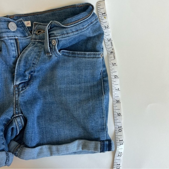 Levi Strauss & Co, Mid Length Girls Denim Shorts Size 24 - Picture 7 of 7